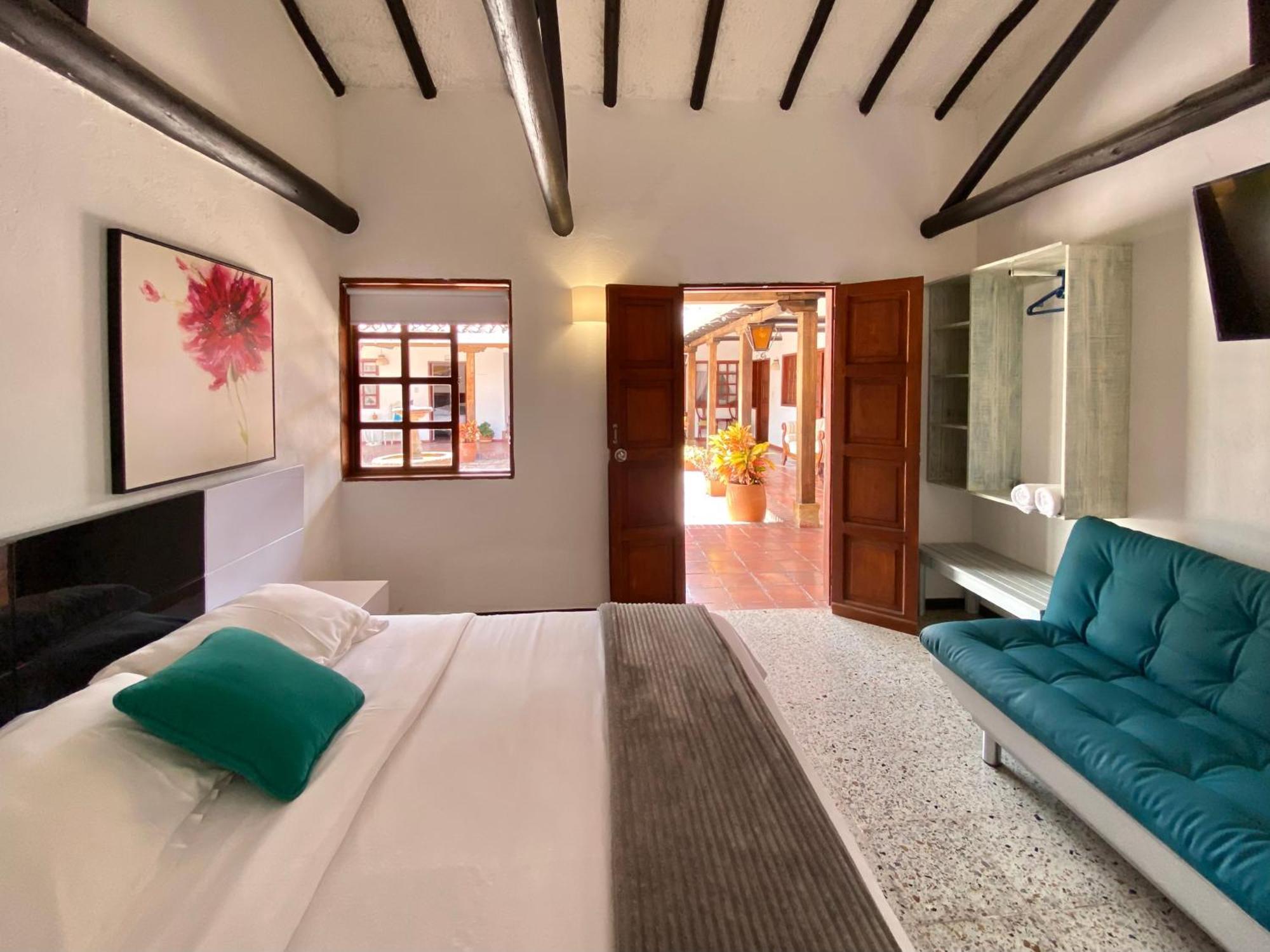 Hotel Evoque Sachica 비야 데 레이바 객실 사진